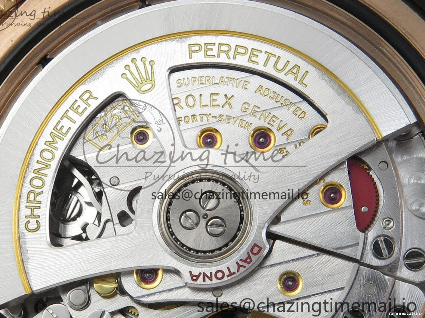 AAA Replica Watches 126515 Best VSF Black 114 (Weighted) 1:1 V2 Dial Oysterflex RG EasyCare Strap on Daytona Edition VS4131 0113